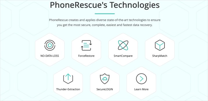 iMobie PhoneRescue website.