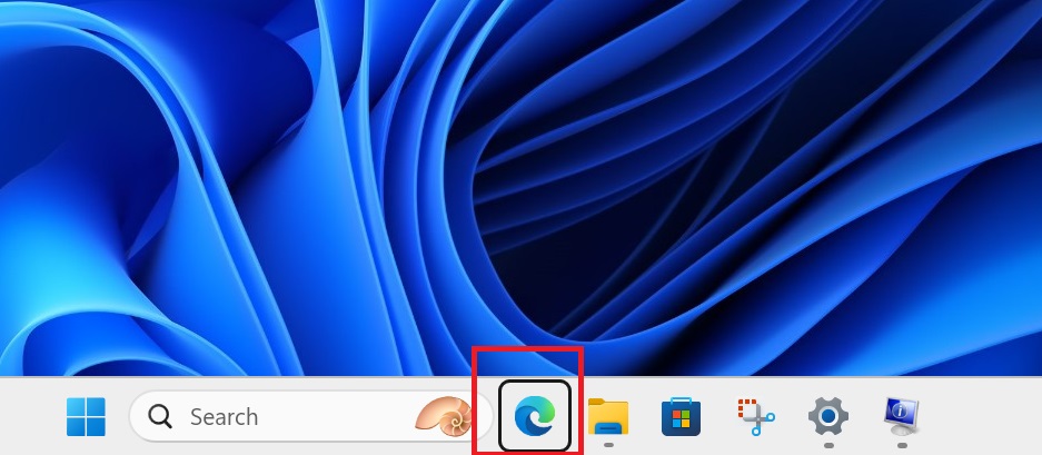 selecting an app on the taskbar using first letter in windows 11