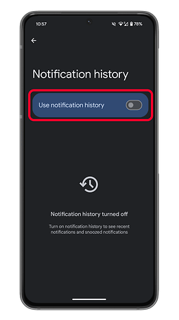 How to see old or deleted app notifications