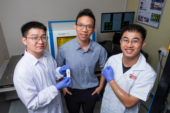 NTU team behind sweat analysis team.