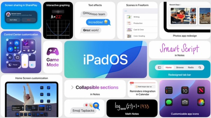 iPadOS 18 features.