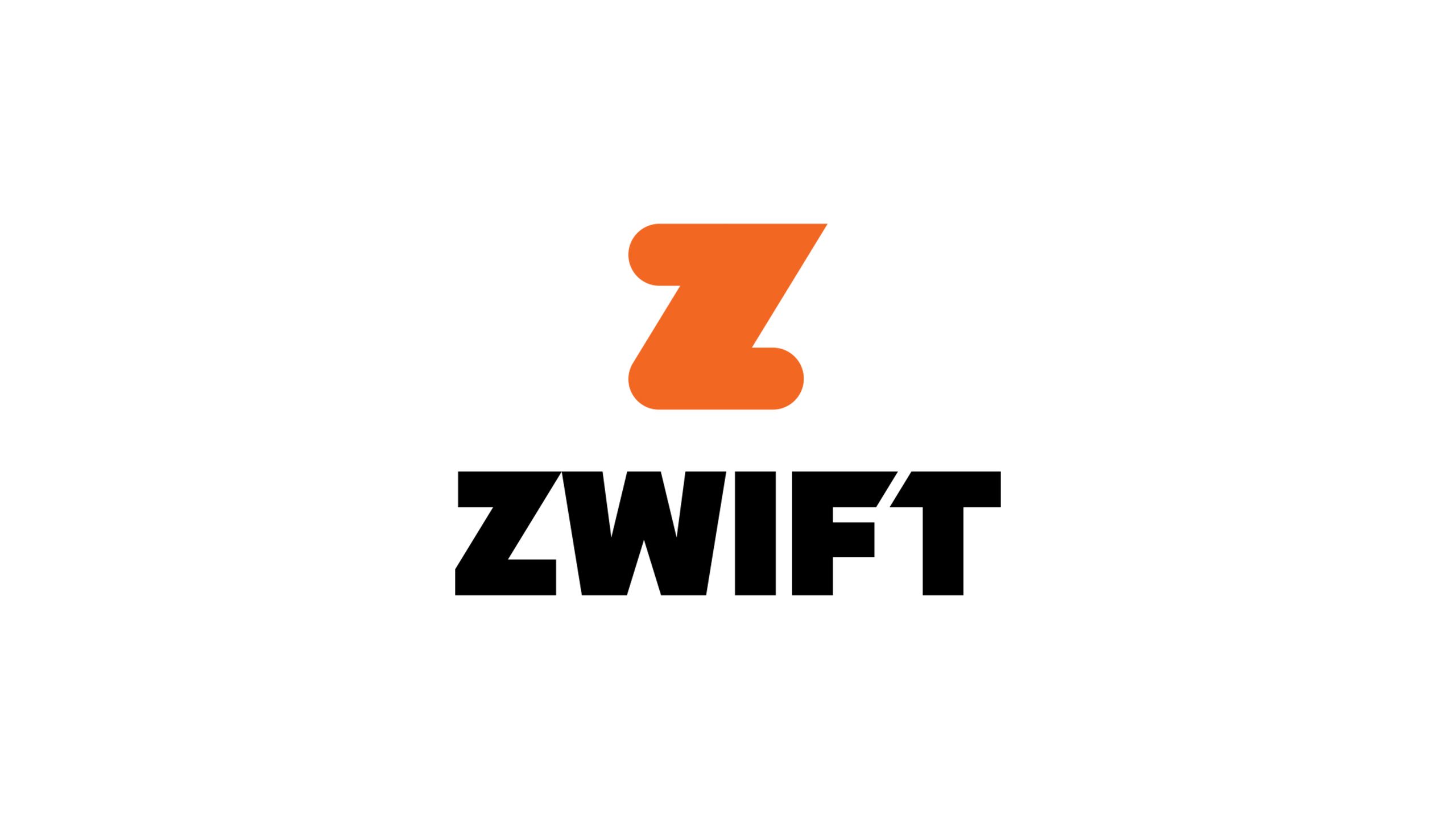 The Zwift logo against a white background. 