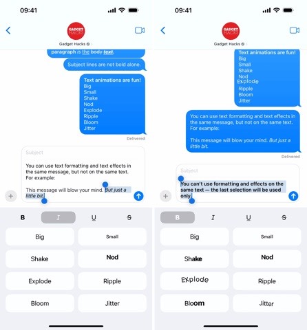 Apple's Messages App Has Some Cool New Text Editing Features and Effects for iMessage — Here's How It Works