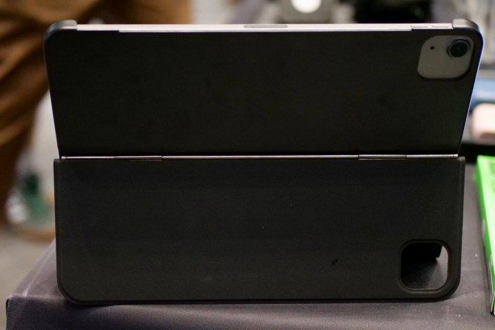 The back of the Belkin Everyday Keyboard Case and Cradle.