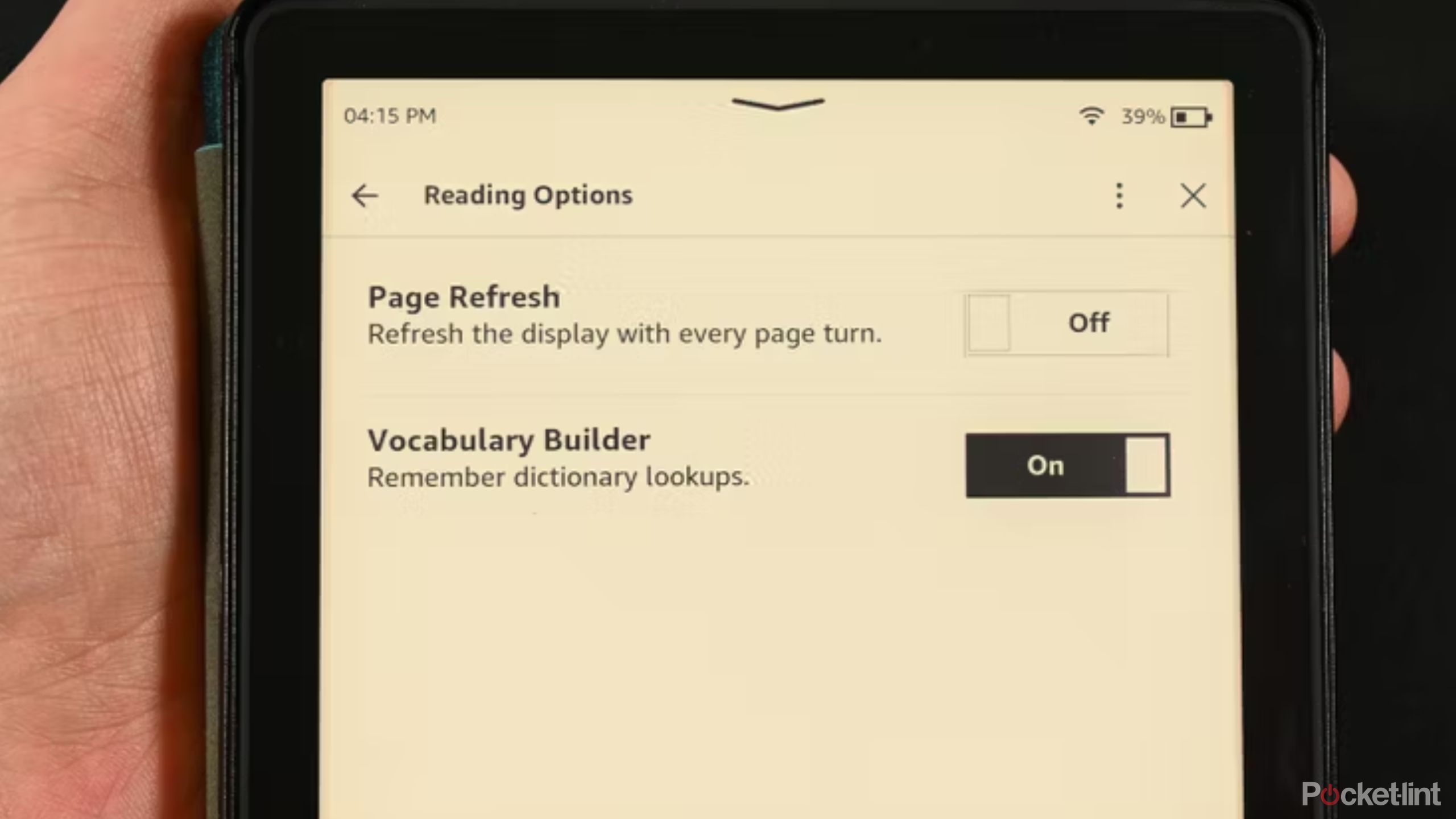 Kindle vocabulary builder