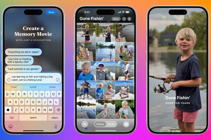 Creating memories in Photos app on iPhone