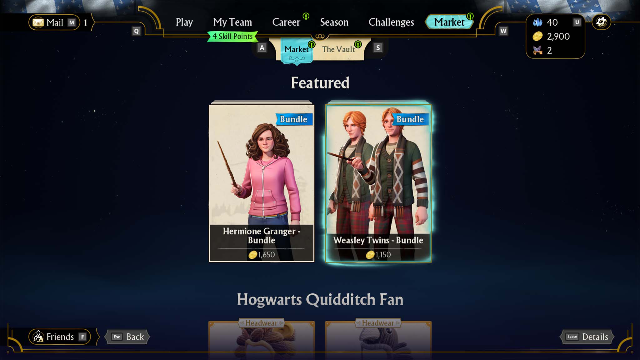 Harry Potter: Quidditch Champions — Market.