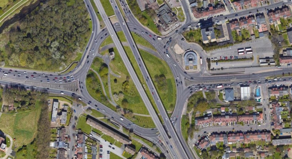 The second most dangerous roundabout is Redbridge Roundabout, with 285 accidents