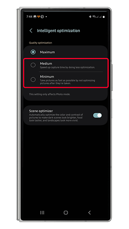 Samsung's Galaxy Z Fold 5 camera settings