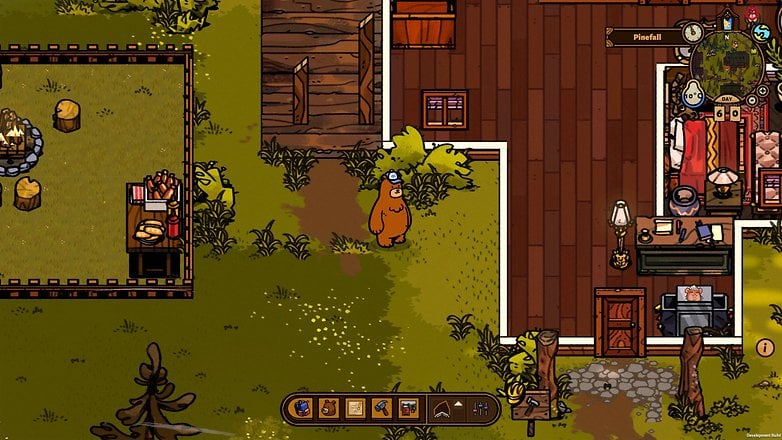 A screenshot of the game Bear and Breakfast.