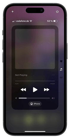 iPhone 16 Control Center (Page 2)