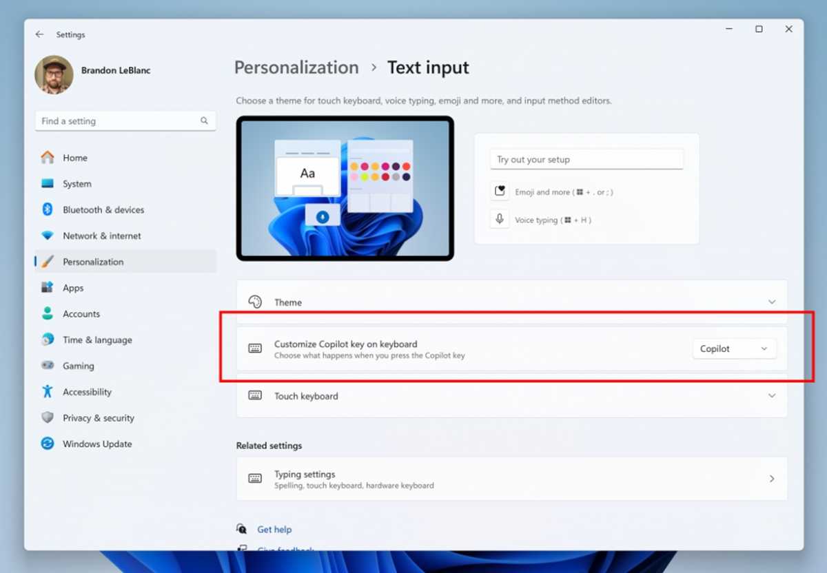 Windows 11 remap your copilot key