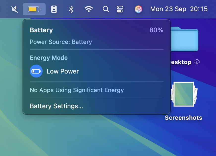 Apple is making it easier for Mac users to enable Low Power Mode with macOS 15.1