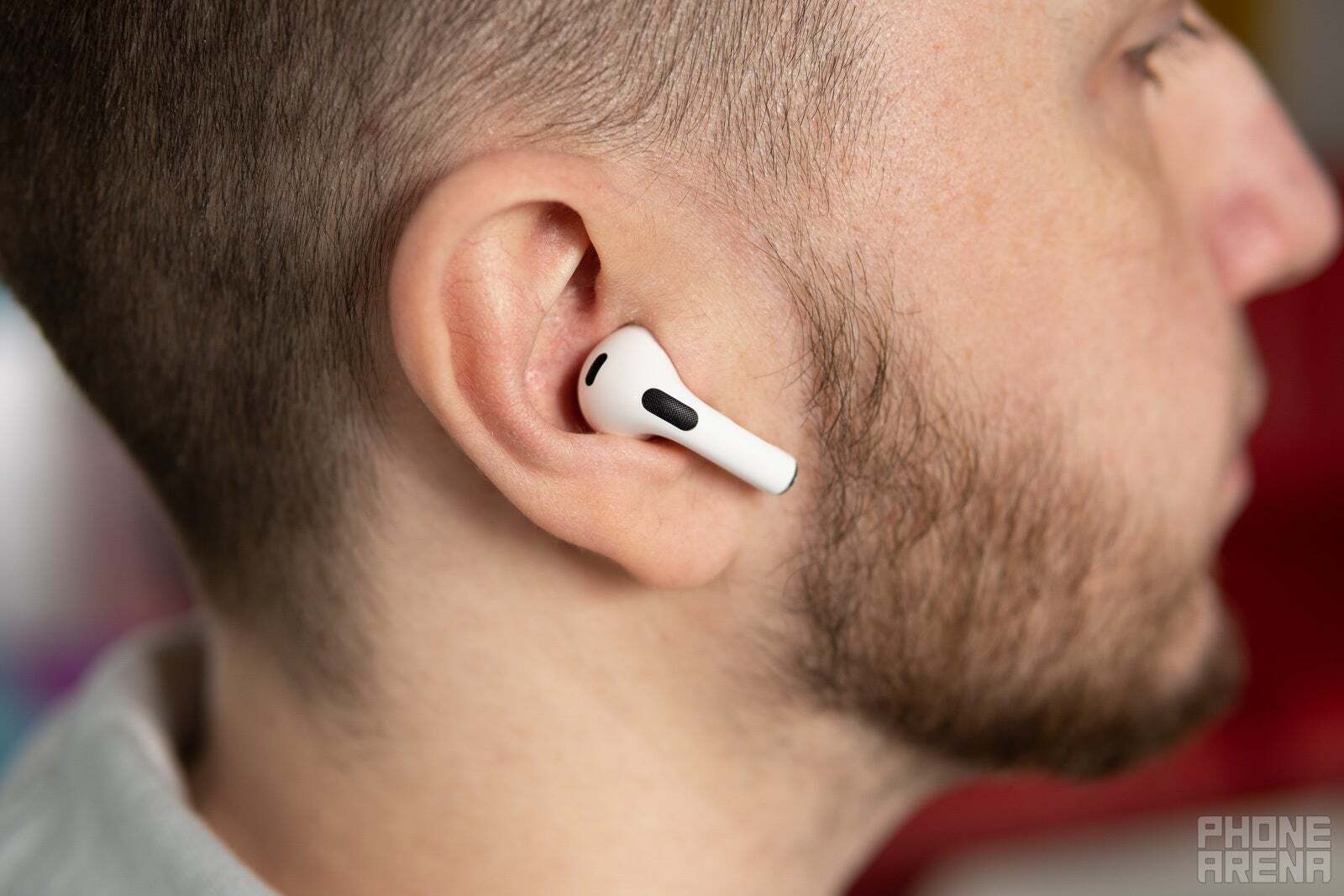 AirPods Pro 2 in use (Image credit - PhoneArena) - Let's talk about Apple's frankenmonster of a "next big thing" – AirPods with cameras and AI