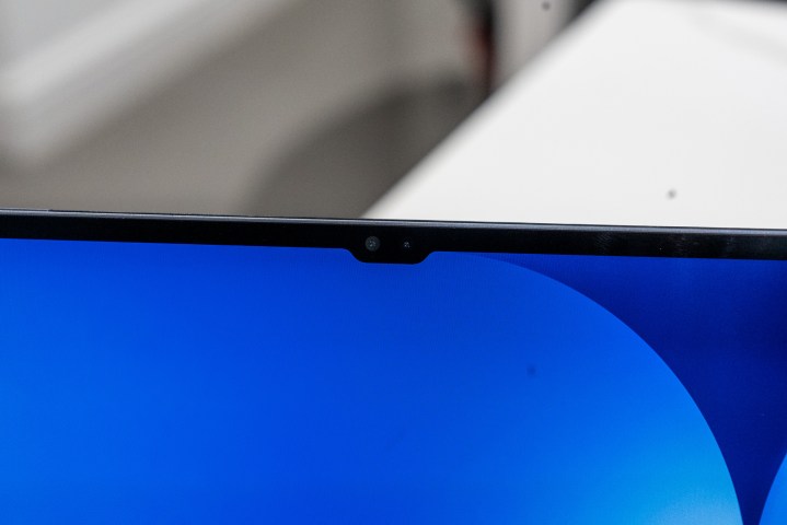 The two front cameras on the Galaxy Tab S10 Ultra