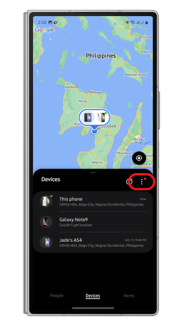 How to share your location permanently using Samsung Find app