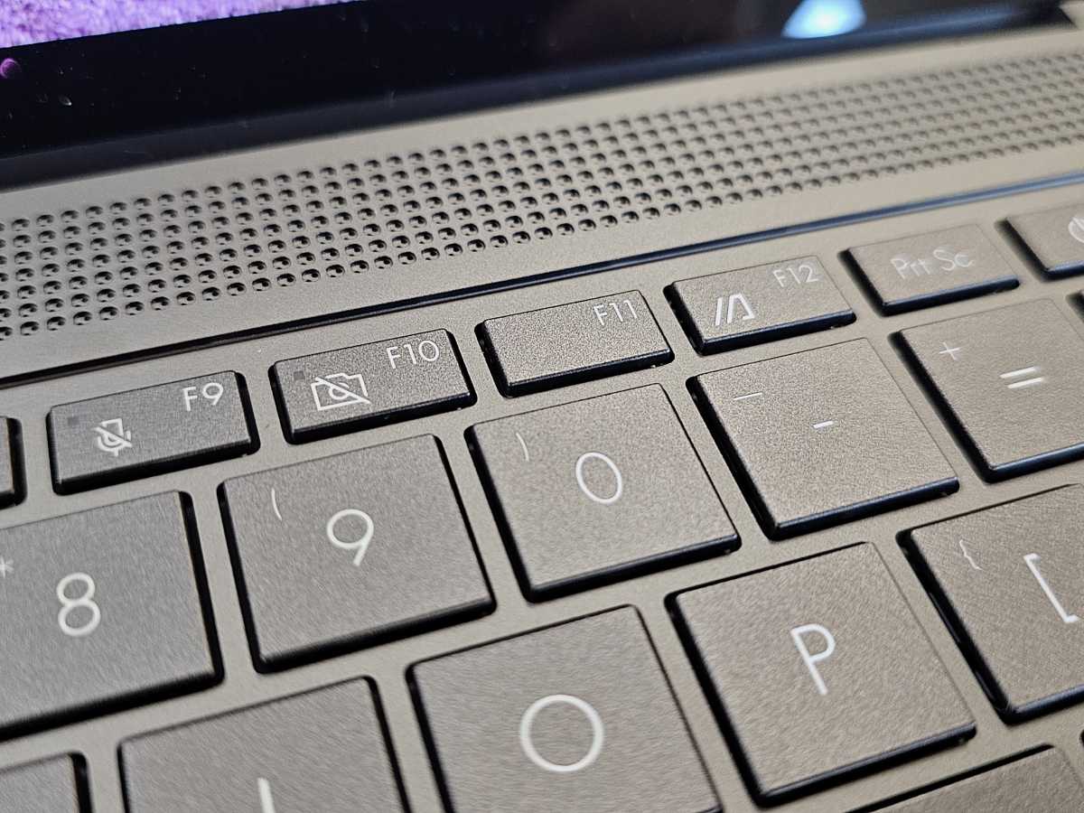 Acer Vivobook S 14 keyboard closeup