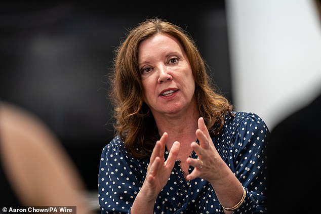 Children¿s Commissioner Dame Rachel de Souza (pictured) backs new legislation to restrict the ability of under-16s to access addictive social media content on sites like Tik Tok and Snapchat