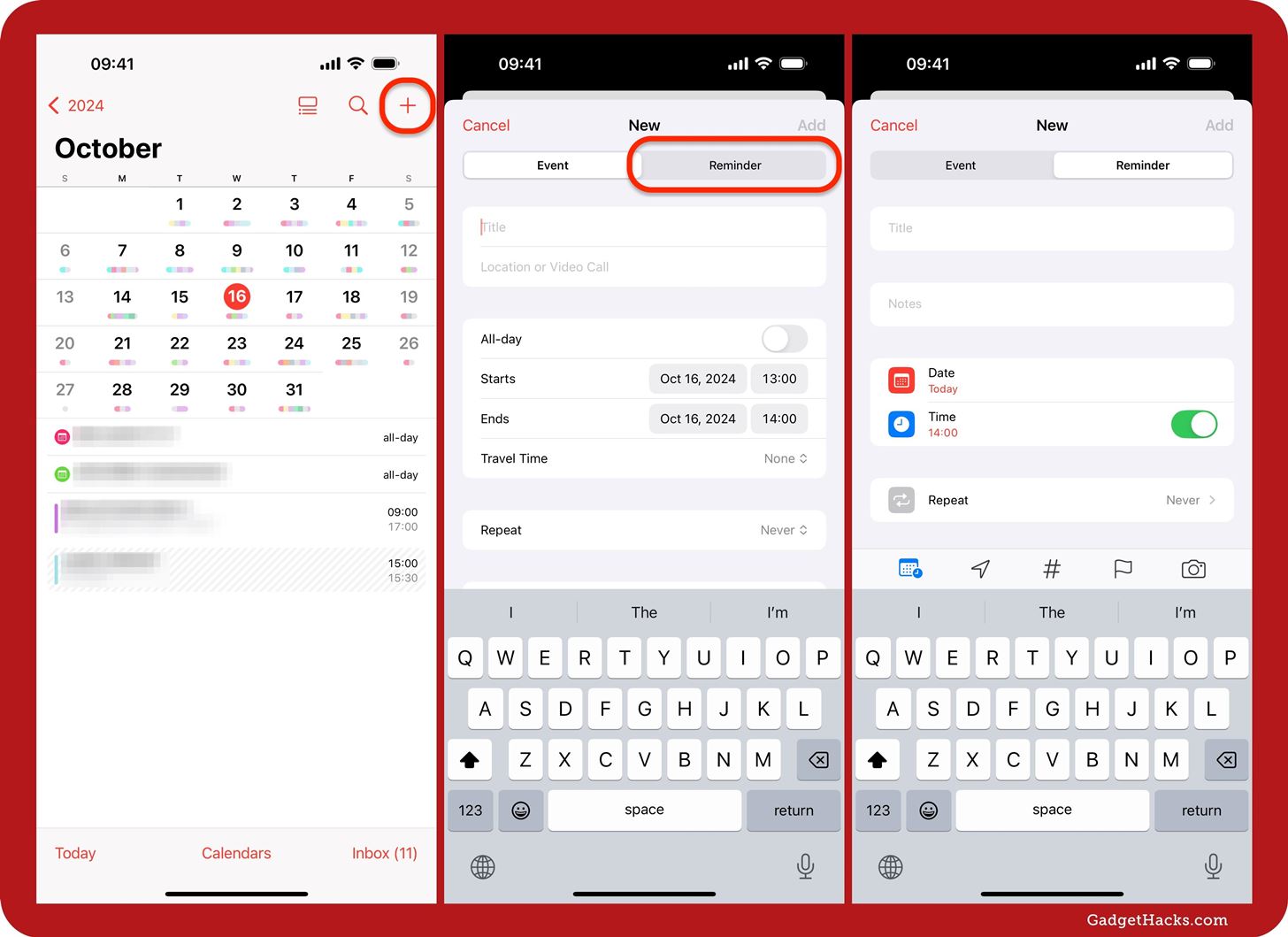 How to Create and Manage Reminders Without Ever Leaving the Calendar App on Your iPhone, iPad, or Mac