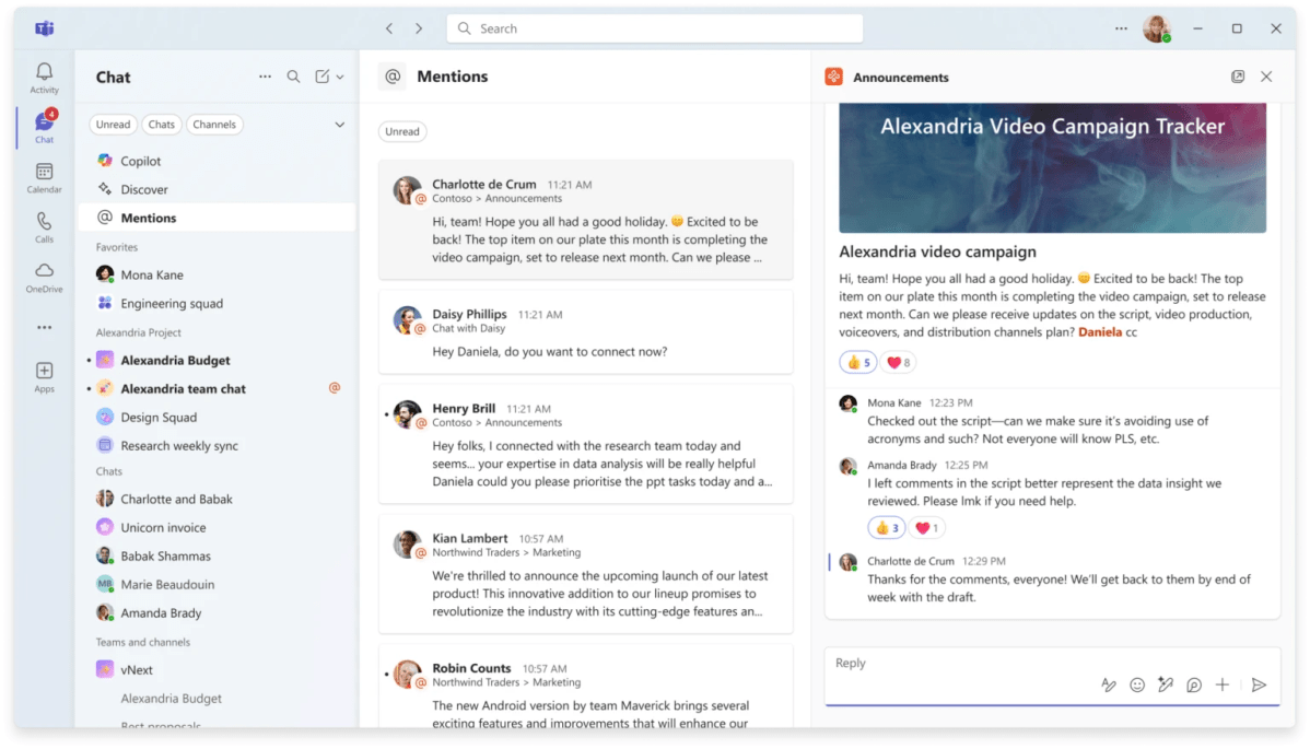 Microsoft Teams Chat 3