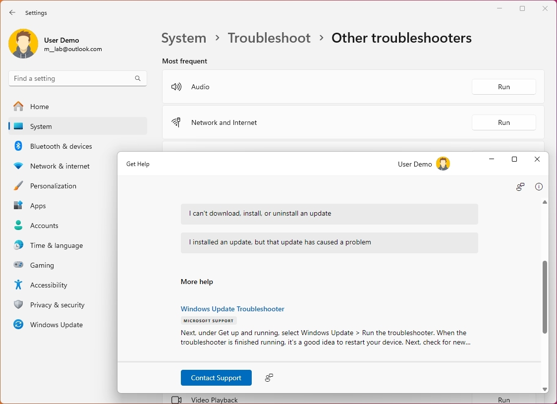 Windows 11 troubleshoot tools