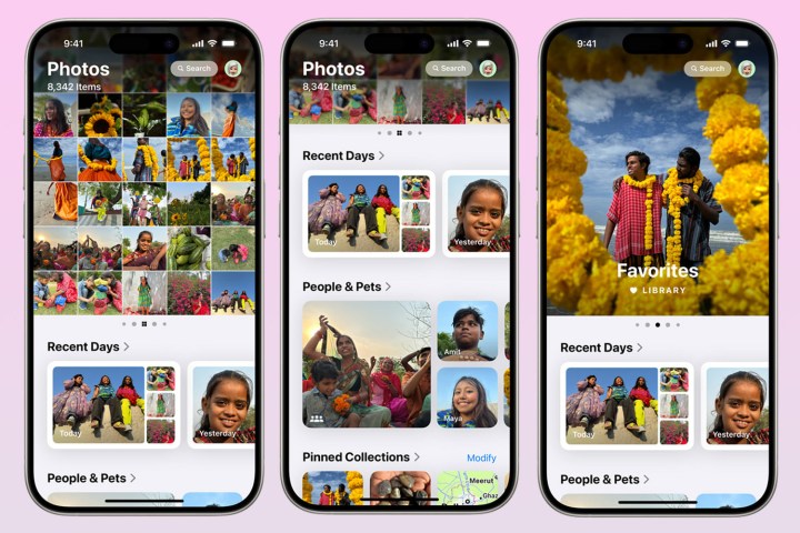 the all-new photos app in iOS 18