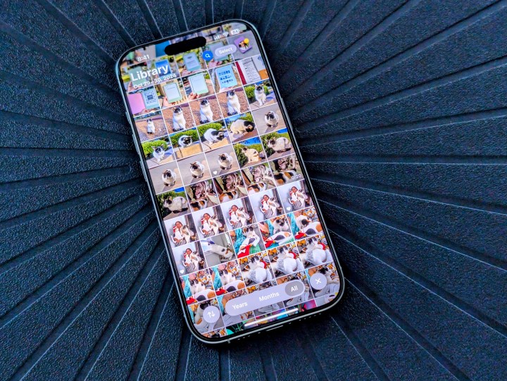 Viewing the Photo Library in Photos on iOS 18.