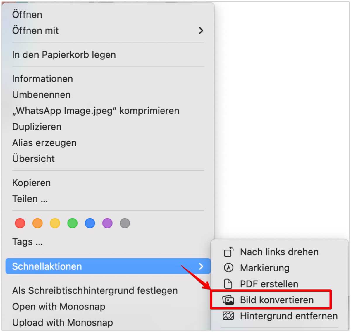 MacOS: Bild konvertieren