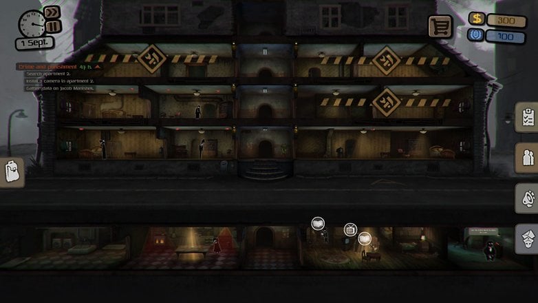 A screenshot of the game Beholder.