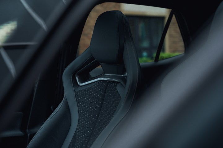 A photo of the Cupra Born VZ's seat.