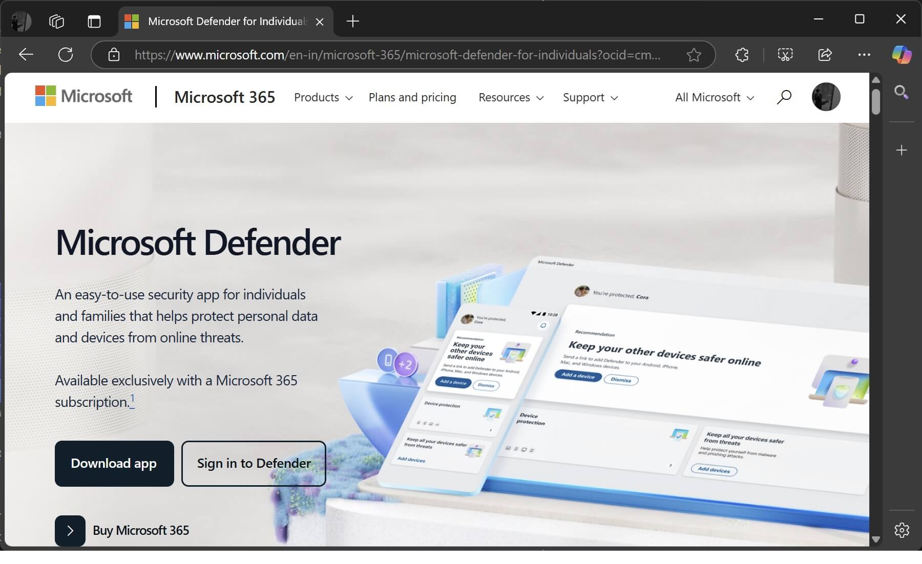 Microsoft Defender app for Windows 11