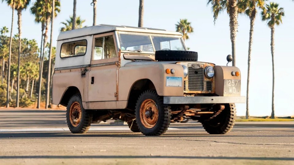 The car was inspired by the Willys Jeep used by the U.S. military during World War II