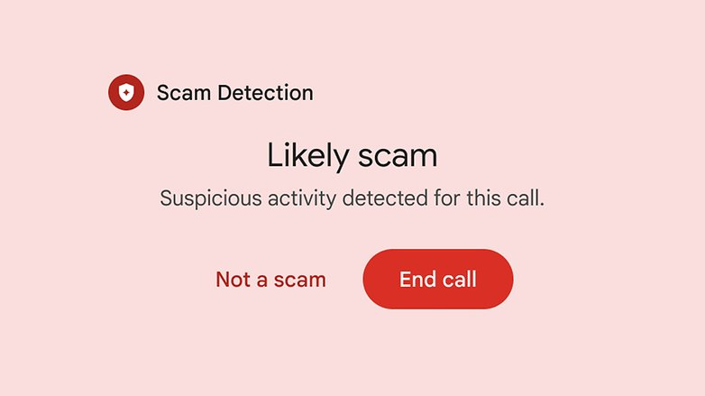 Google Pixel live call scam detection feature