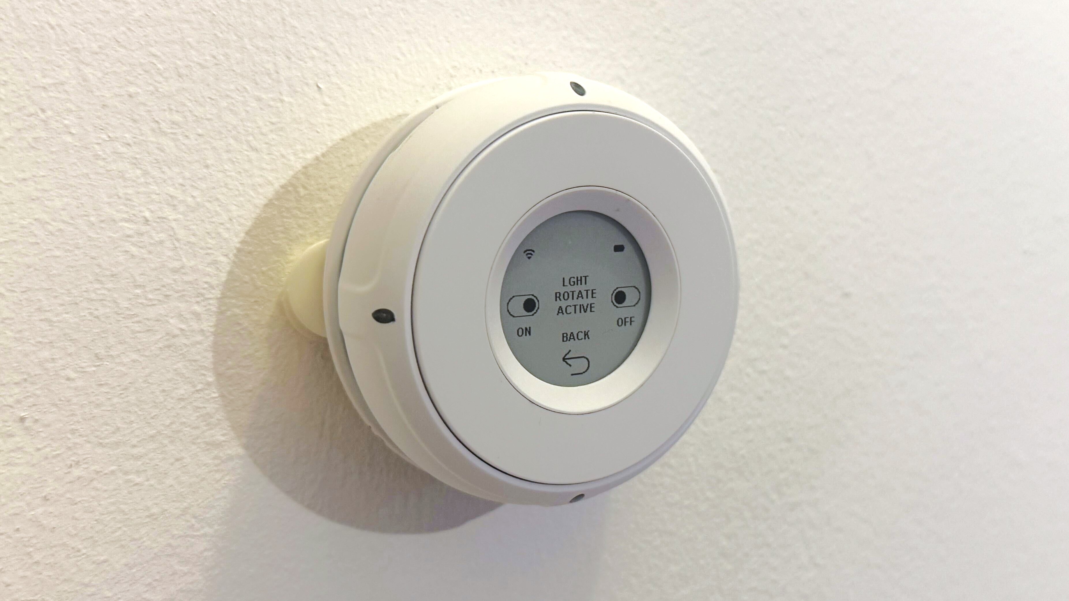 Linxura Smart Controller mounted on wall