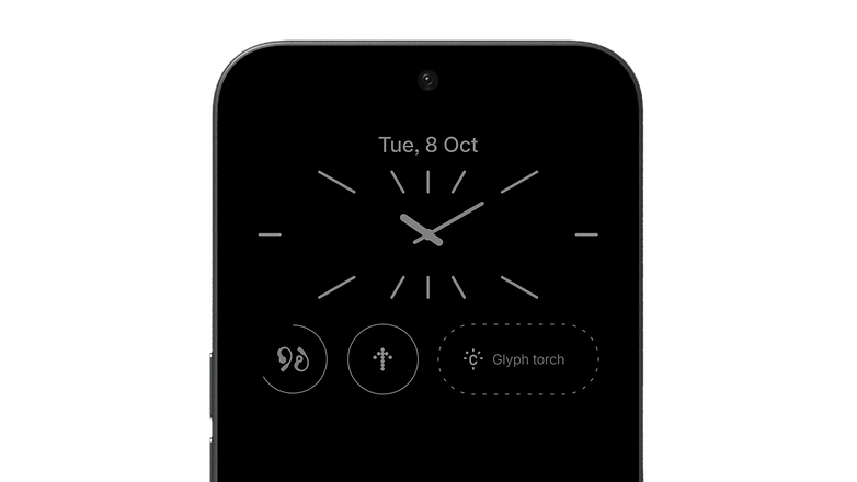 Nothing OS 3.0 based on Android 15 lock sceen