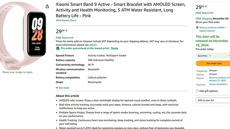 Xiaomi Smart Band 9 Active